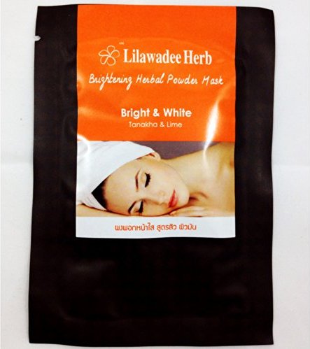 Lilawadee Herb Brightening Herbal Powder Facial Mask Tanakha & Lime 12g.
